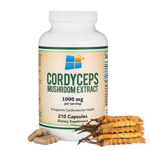 OEM/ODM/OBM Bio Cordy ceps Sinensis Mycel Pulver Extrakt Anpassbare Cordy ceps Extrakt Kapsel - Product Image 1
