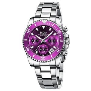 Nuovo Orologio da Donna BIDEN 2024 in Acciaio Inossidabile con <span class=keywords><strong>Calendario</strong></span> Tre Lancette Specchio ad Alta Definizione Orologio al Quarzo Elegante per Signore - Product Image 4