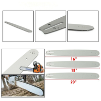 Guide-chaîne de tronçonneuse 16 pouces 3/8" LP .050" 55DL pour tronçonneuses MS170 MS180 MS181 MS190 MS192T MS210 MS211 MS230 MS250, 55 maillons de transmission