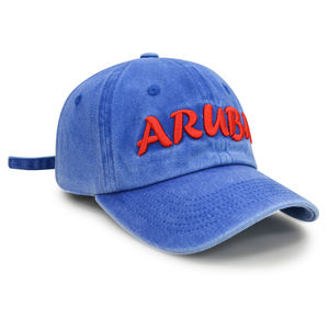 Gorra de Béisbol Bordada en 3D 100% Algodón Lavado, Gorra de Sol con Visera Curva y Ancha, Ajustable con Hebilla Metálica, Gorra Casual Unisex - Product Image 3
