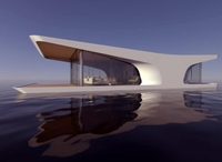Maison Conteneur de Luxe Préfabriquée en Structure d'Acier Entièrement Équipée, Maison Flottante pour Hôtel, Petites Maisons et Remorque