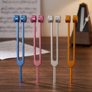 เครื่องมือวินิจฉัยแบบเคาะโลหะคุณภาพสูง คันโยกเสียง 128Hz สำหรับการทดสอบการตอบสนองทางการแพทย์ ทำจากโลหะผสม ใช้ในการบำบัดด้วยเสียง ได้รับมาตรฐาน CE - Product Image 3