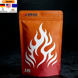 Bolsas de Plástico con Sellado Térmico, Impresas a Medida, Ecológicas, Tipo Stand-Up, para Alimentos para Bebés, en Tamaños de 3.5g/7g/14g/28g, de Aluminio, Mylar y PET - Product Image 1