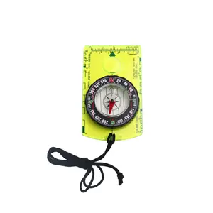 Ransel akrilik navigasi berkemah kompas kompas kompas bidang profesional untuk membaca peta alat bertahan hidup terbaik