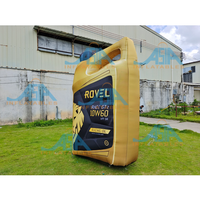 Bouteille d'huile moteur gonflable sur mesure, réplique géante de bouteille de lubrifiant gonflable, ballon