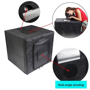 <span class=keywords><strong>Caja</strong></span> de luz Led portátil para fotografía, 40cm, 60cm, 80cm, plegable para estudio fotográfico, joyería, ropa y grabación - Product Image 4