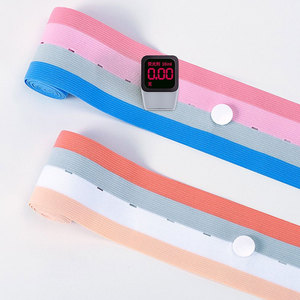 Ctg của nhà sản xuất CE đã được phê duyệt màu hồng/Màu xanh đàn hồi bụng đầu dò thai nhi Màn hình vành đai làm bằng Oeko-tex chứng nhận Spandex - Product Image 4