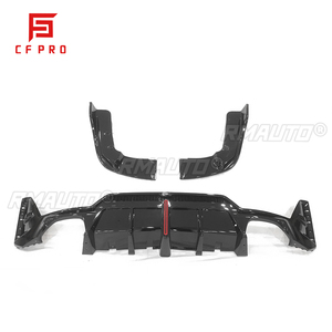 <b>Car</b> Styling PP Rear Bumper Lip <b>Diffuser</b> With LED Light <b>for</b> BMW G20 G28 Lci - Product Image 2