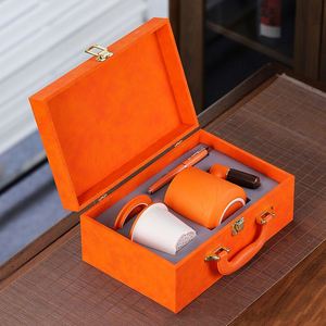 Gifts Luxury Business Printing Notebook Wholesale Hardcover Custom Logo Meeting Book Notebook With Pen Holder Gift Set - Product Image 2