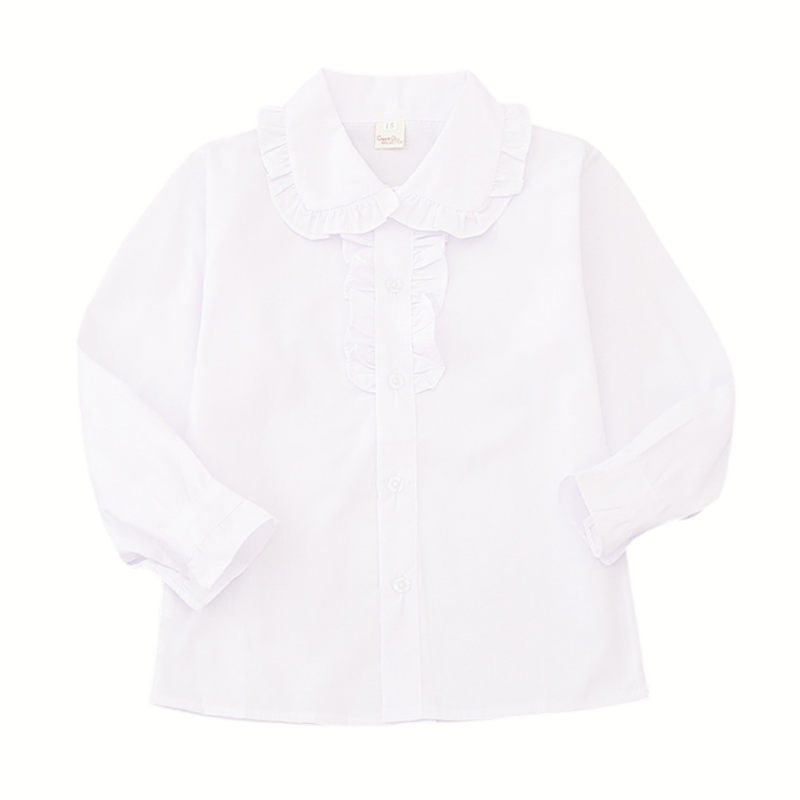 White Button-Down Dress Shirt for Boys and Girls Long Sleeves School  Uniform Top for Children Budget-Friendly Option| Alibaba.com