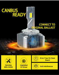 Lampadina LED per Fari UGGV Serie <span class=keywords><strong>D</strong></span> 10000lm 35w 55w D1S D2S D3S D4S D8S, Lampadina LED per Auto con Sistema Anti-Errore - Product Image 6