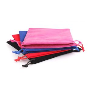Petite pochette à cordon en velours légère avec logo, emballage cadeau et sacs de rangement pour parfums, design tendance - Product Image 6