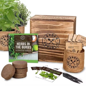 Kit per Coltivazione Domestica di Erbe Aromatiche CoCo Micro, <span class=keywords><strong>Giardino</strong></span> di Erbe Naturali Essiccate, Certificato USDA Biologico - Product Image 1
