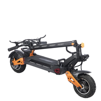 Potente Scooter Eléctrico H9 de Doble Motor 3000W*2, Neumático de Vacío de 11 Pulgadas, Marco de Aluminio, Scooter Eléctrico Plegable para Adultos de 60V 48V