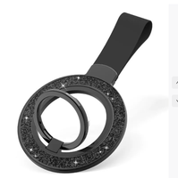 Aimants double face Accessoires mobiles Vente en gros Boucle en silicone magnétique Support pour anneau de doigt pour téléphone portable Support de bureau