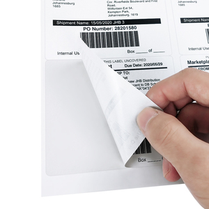 Manufacturer A4 label Barcode Shipping Address Label FBA label Durable Paper Adhesive <b>Sticker</b> for Supermarket Use - Product Image 3