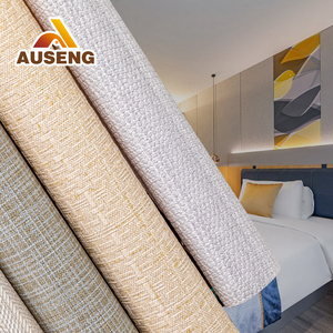 Profession elle One-Step-Lösung ASTM E84 Feuerfeste Wand dekoration 5-Sterne-Hotel-Stofftapete Vinyl-Wand verkleidungen - Product Image 3