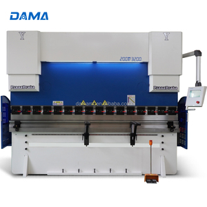 Dama Nhà Máy Wc67y 125T/3200 160 Tấn 200 Tấn 4000 Tp10 CNC Thủy Lực Sắt Thép Kim Loại Tấm Báo Chí Phanh Máy Uốn - Product Image 1
