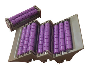 لوحات اسطوانية متنقلة نمطية من البلاستيك لنقل قوارب الحمل بالسلسلة - Product Image 4