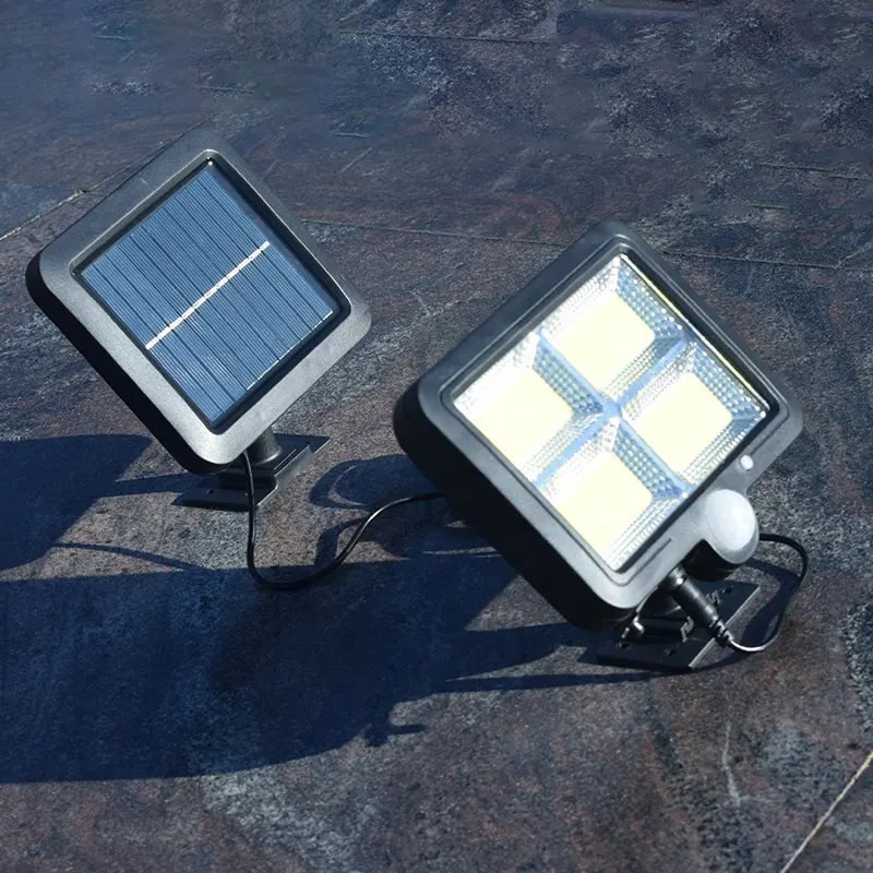 Venta al por mayor de luz de punto solar blanco cálido LED al aire libre Luz de calle solar Modi 600W IP66 Luz de pasarela solar