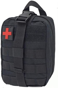 Trousse de premiers soins professionnelle 47-en-1 pour équipement de survie d'urgence <span class=keywords><strong>avec</strong></span> lampe de poche SOS et pochette Molle noire pour le <span class=keywords><strong>voyage</strong></span> - Product Image 3