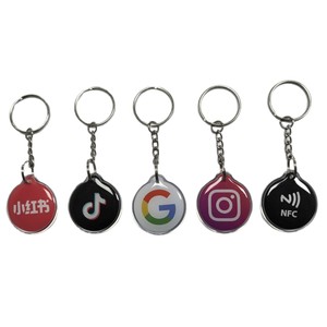 Carte PVC intelligente personnalisable avec <span class=keywords><strong>code</strong></span> <span class=keywords><strong>QR</strong></span> programmable, puce 216 13,56 MHz, NFC pour réseaux sociaux et avis <span class=keywords><strong>Google</strong></span>, mini-étiquette, carte sociale personnalisée - Product Image 6
