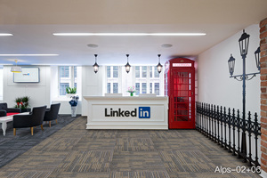 Dalles de moquette commerciales pour bureaux, expositions, chambres à coucher, moquettes classiques épaisses, résistantes aux taches, adaptées aux animaux domestiques, tapis de maison - Product Image 4