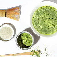 Ensemble de fouets à matcha en bambou de qualité supérieure, 3 pièces, avec cuillère et cuillère à café, Chasen traditionnel fait à la main pour une cérémonie du thé japonaise authentique