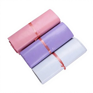 10x13 Inch Pink Poly Eco-Friendly Recyclable Self-Sealing Waterproof Tear-Proof 2.5Mil <b>Thick</b> Shipping Mailers for Clothing Small - Product Image 1