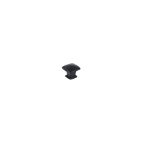 Bouton de meuble carré moderne en Zamak noir mat, durable, installation facile, qualité OEM usine, pour tiroir, chambre, cuisine