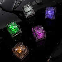 Nouveauté Tendance : 100 Cubes de Glace LED Lumineux Clignotants pour Boissons, Utilisation Intérieure et Extérieure