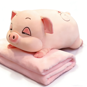 Peluche de cerdo personalizado, cerdo de peluche, cerdo de peluche rosa, almohada de cerdo adorable - Product Image 2