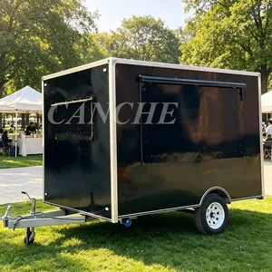 Carrito de Comida Rápida para Calle Comercial, Hamburguesas, Jugos de Frutas, Café, Helados, Remolque Móvil con Congelador - Product Image 1