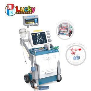 एलके टॉयज प्रिटेंड प्ले हाउस सेट प्लास्टिक मेडिकल कार्ट हॉस्पिटल किट किड्स डॉक्टर टॉय अल्ट्रासाउंड मशीन - Product Image 5