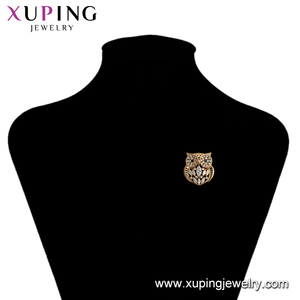 Broches - 542 xuping Nouveau prix <span class=keywords><strong>de</strong></span> gros élégant avec beaucoup <span class=keywords><strong>de</strong></span> zircon, <span class=keywords><strong>broche</strong></span> mignonne en forme <span class=keywords><strong>de</strong></span> hibou, bijoux pour femmes - Product Image 2