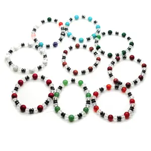 Exquisite Beaded Bracelet with Three Color Beaded Natural Crystal Beads for Graduation Gifts To Classmates and Friends