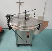 Bouteille ronde automatique peut étain Table d'alimentation rotative Accumulation Table de désembrouillage Machines plateau tournant