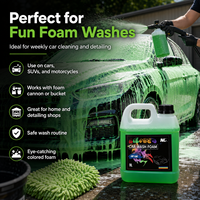 Shampoo pour lavage de voiture en mousse hautement concentré NIKELIANH 1L, vert, rose, jaune, bleu, parfum personnalisable, nettoyage en profondeur, liquide OEM