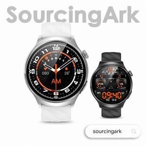 Reloj Inteligente Sourcingark con Esfera Redonda, Monitor de Ritmo Cardíaco, Funciones de Salud, Llamadas Bluetooth para Hombre, Modelo MT600 - Product Image 1