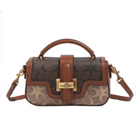 Sacs à bandoulière de créateur pour femmes, sac à main élégant en PVC noir, sac de luxe vintage, sacs bandoulière pour filles 8143