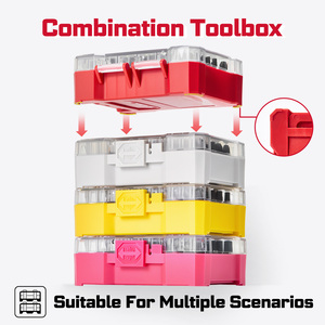 Kit Múltiple <span class=keywords><strong>de</strong></span> Puntas <span class=keywords><strong>de</strong></span> Destornillador y Taladro, Grado Industrial, Material S2, Color Negro + Rojo, con Tratamiento <span class=keywords><strong>de</strong></span> <span class=keywords><strong>Superficie</strong></span> <span class=keywords><strong>de</strong></span> Fosfato <span class=keywords><strong>de</strong></span> Manganeso - Product Image 4