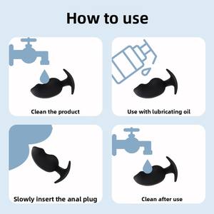 SEXBAY Silikon 5 Stück ein Set <span class=keywords><strong>Chubby</strong></span> Butt Plug Anker Design Basis <span class=keywords><strong>Anal</strong></span> Sexspielzeug Anus Plug Stimulation Dildo Sexspielzeug für Erwachsene - Product Image 6