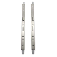 Serrure de porte à loquet à rouleaux en alliage de zinc et plaque en acier inoxydable multipoints 8535, vente directe usine, pour ensemble de serrures de porte en PVC et en acier