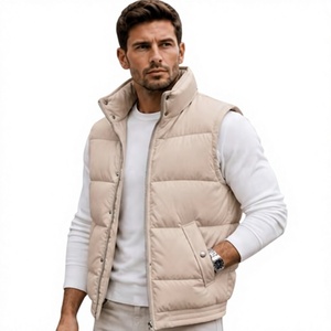 Gilet matelassé unisexe résistant à l'eau, léger, chaud, sans manches, pour l'hiver, vêtement d'extérieur - Product Image 1
