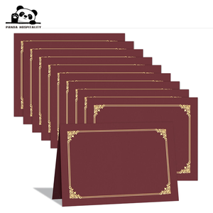 Custom Logo Debossing Gold Foiling Letter Size 8.5x11inches Title Award Folder <strong>Certificate</strong> Holder - Product Image 2