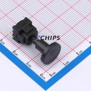 TSW10111-250B333CA-008A Tactile Switch Through hole-4P,10x10mm Switch Single Pole Single Throw Round Button 1.8N 10mm - Product Image 1