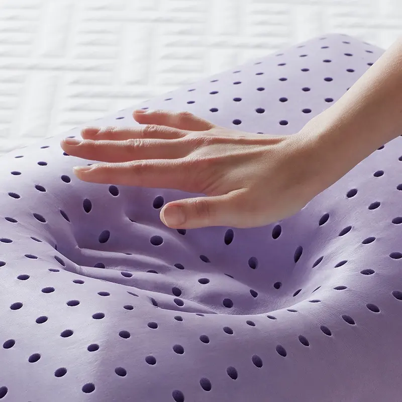Produsen Bantal Leher Busa Memori Tanam Lavender Inovasi Tidur untuk Tidur