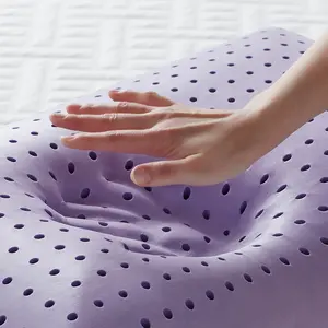 Produsen Bantal Leher Busa Memori Tanam Lavender Inovasi Tidur untuk Tidur