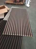 Panneaux acoustiques insonorisants modernes en placage de bois pour hôtels, écoles, maisons, salons, chambres et cuisines