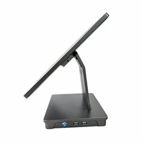 Sistema POS con Pantalla Táctil Capacitiva de 15.6 Pulgadas, Windows 11, Bluetooth 5.2/Wi-Fi 6, Resolución Full HD, Aleación de Aluminio Ultrafina para Restaurante, Intel